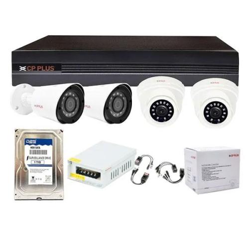 Cp Plus 5MP Dome Bullet HD CCTV Camera 4CH DVR Accessories price in hyderabad, telangana, nellore, vizag, bangalore