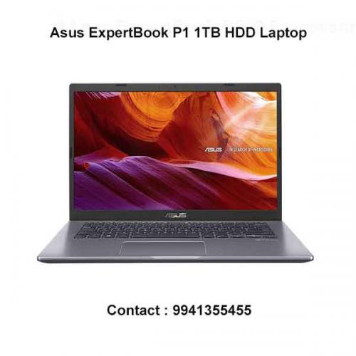 Asus ExpertBook P1 1TB HDD Laptop Price in chennai, tamilandu, Hyderabad, telangana