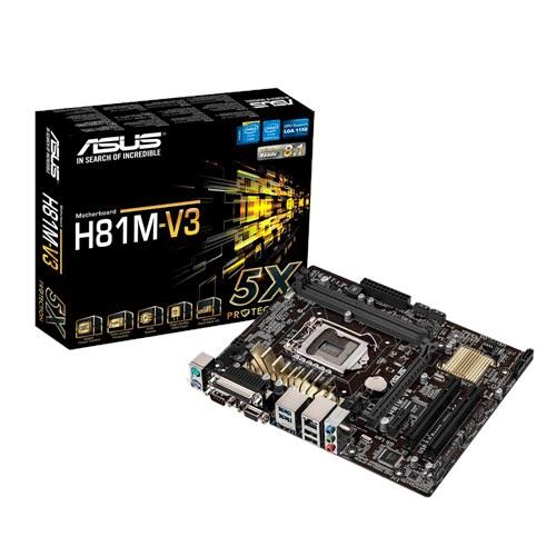 Asus H81M V3 MotherBoard Price in chennai, tamilandu, Hyderabad, telangana