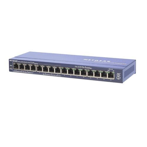 NETGEAR FS116P ProSafe 16 Port Desktop Switch price in hyderabad, telangana, nellore, vizag, bangalore